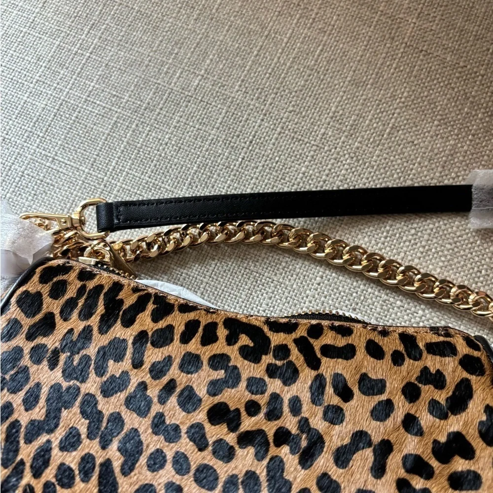 Michael Kors Carmela Oxblood multi small Pouchette NWT